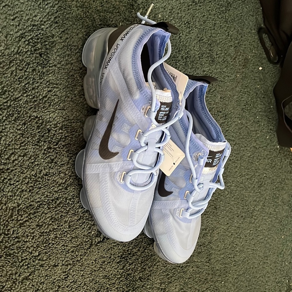 Womens Air VaporMax 2019 Royal Pulse/ Pale Ivory - Black